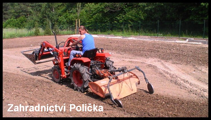 Zahradnictví Polička - Terénní úpravy